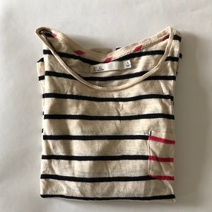 Madewell Black&Cream Stripped Shirt